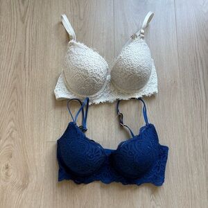 2 Aerie Push Up Bras